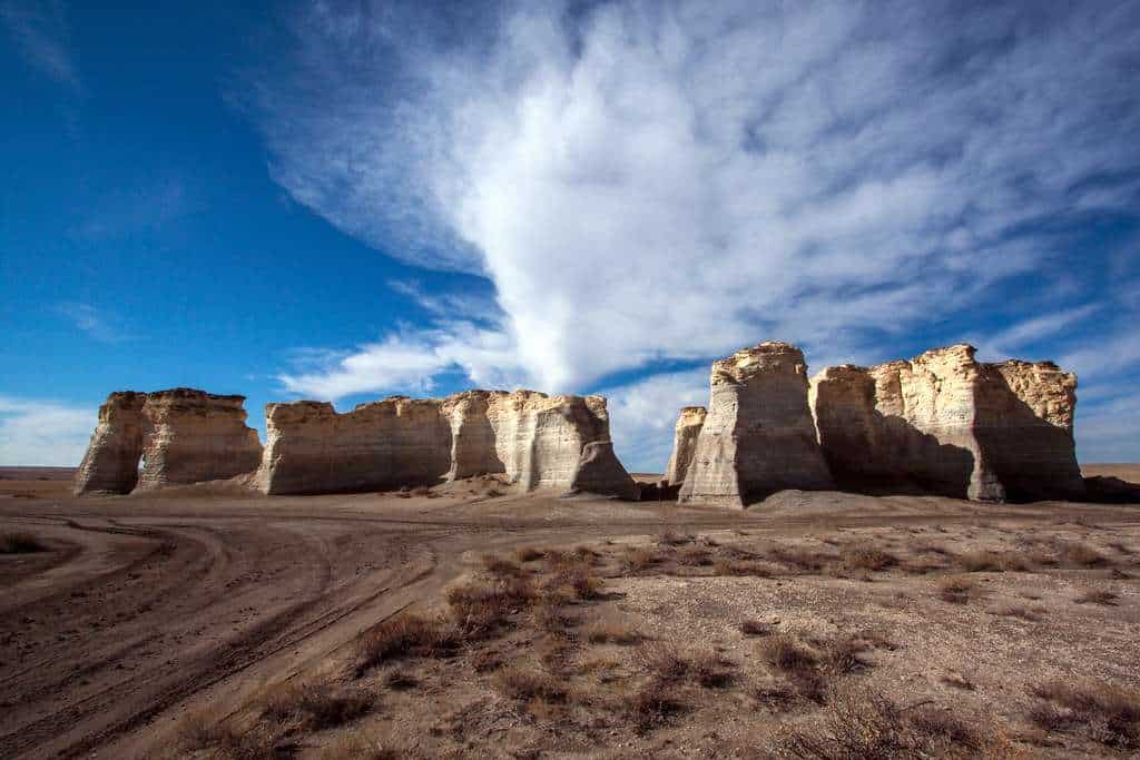 Monument Rocks KS-Kansas Travel Adventures
