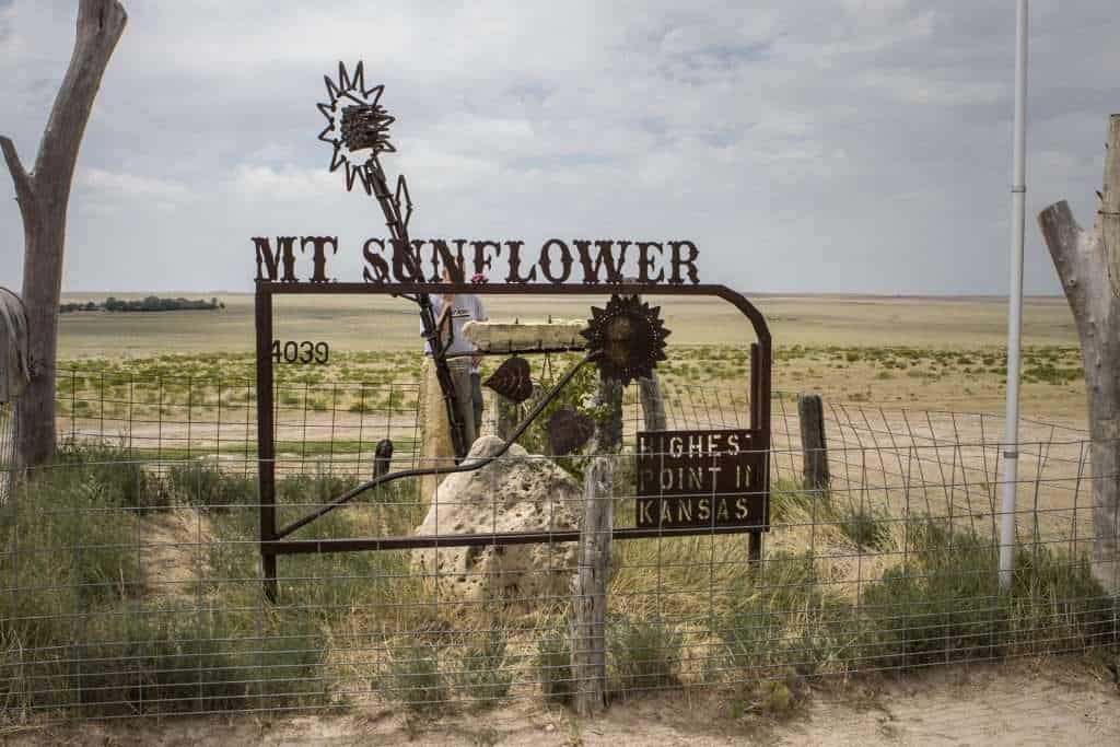 Mt. Sunflower-highest point in Kansas