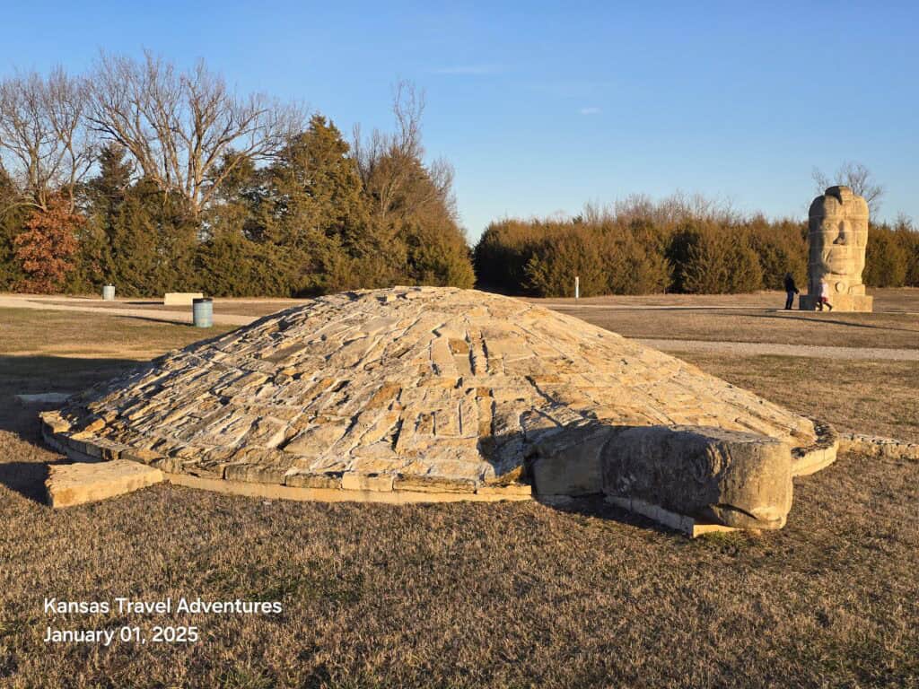 Stan Herd statues at Tolen Creek Park in Parsons Kansas