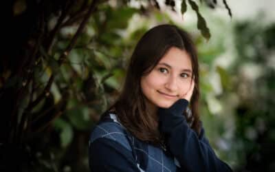Senior Photos at the Foellinger-Freimann Botanical Conservatory in Fort Wayne || Maggie