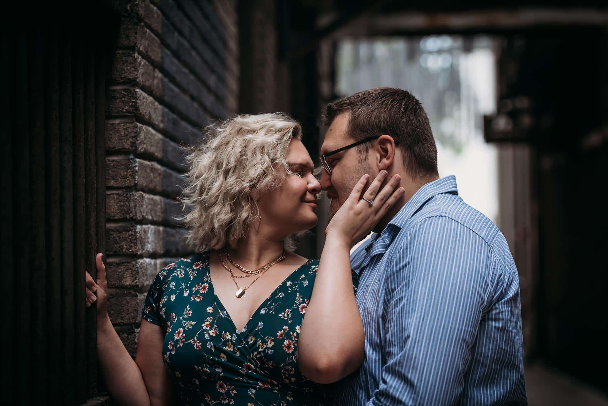 Chloe + Kyle : engaged! | Downtown Fort Wayne, Indiana Engagement Photography