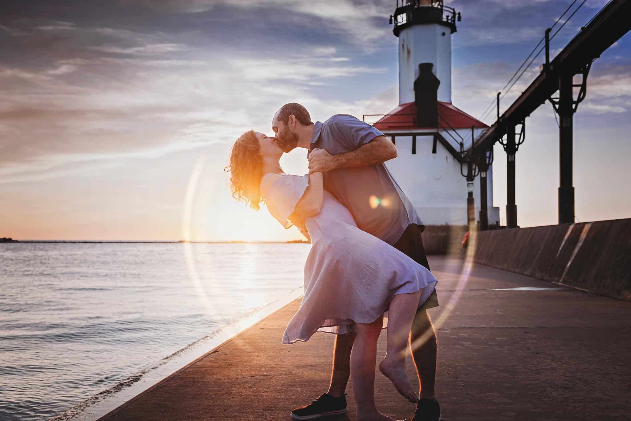 Kelly + Brian : engaged! | Michigan City Engagement Photography