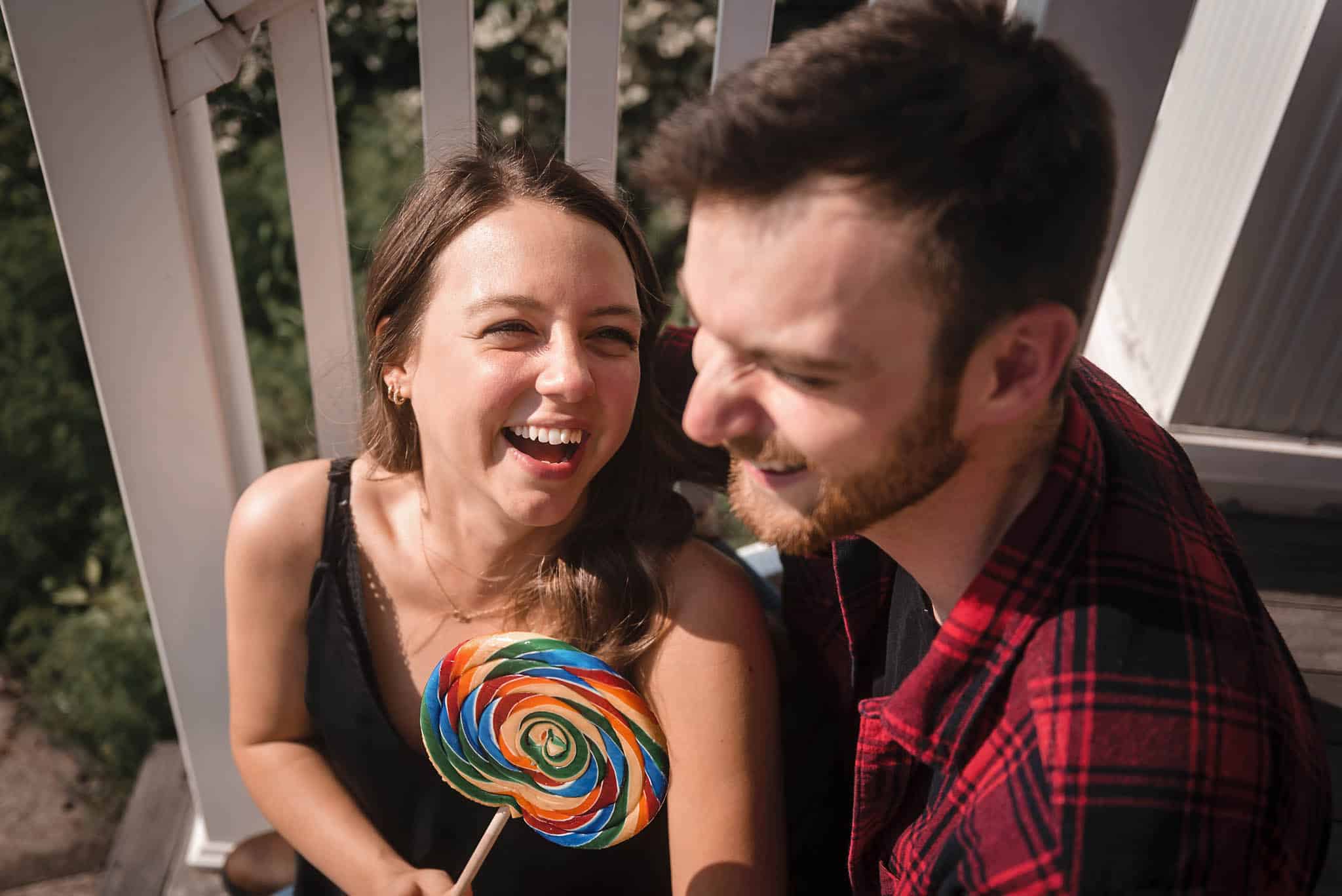 Winona Lake & Downtown Fort Wayne Engagement || Liz + Tim