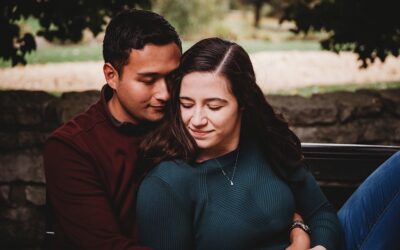 Romantic Engagement Photos at Foster Park and Promenade Park – Fort Wayne, IN || Bethany + Jacob