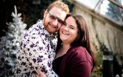 Beautiful Botanical Conservatory Engagement Session in Fort Wayne, IN || Sarah + Cason