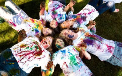 Paint Fight Mini Sessions in Fort Wayne, Indiana