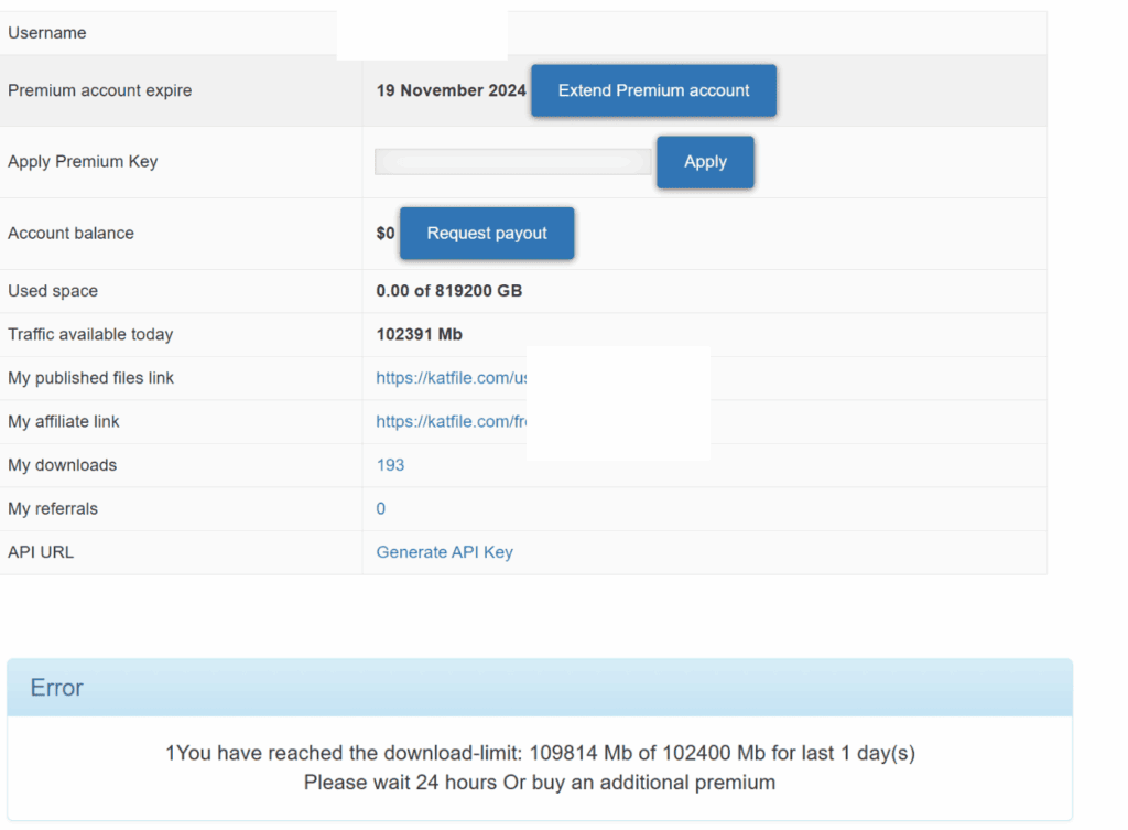 KatFile Premium Download Plattform für schnelle, sichere Dateifreigabe und Cloud-Speicher.