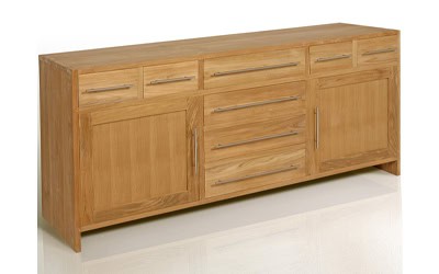 Buffet Jati Minimalis 8 Laci