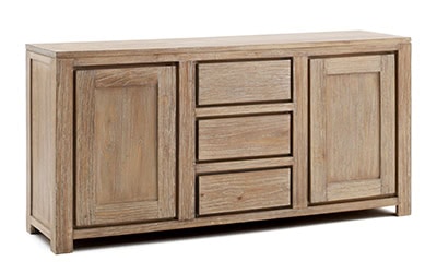 Buffet Minimalis Jati Recycle 2 Pintu