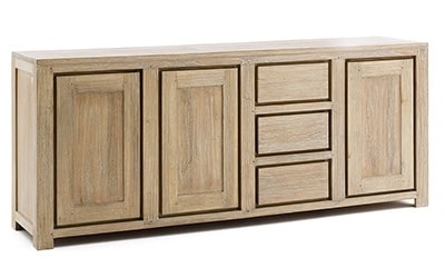 Buffet Minimalis Jati Recycle 3 Pintu