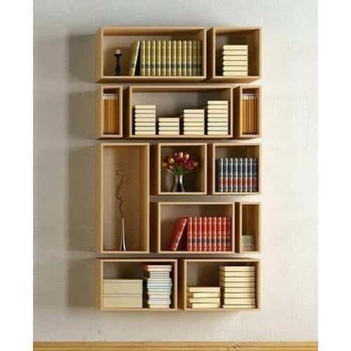 rak buku dinding