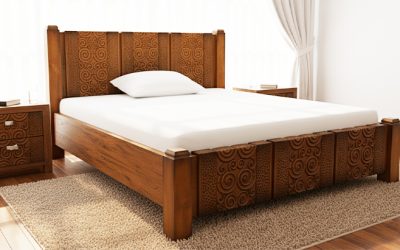 Tempat Tidur Klasik Ukiran Kayu Jati Jepara