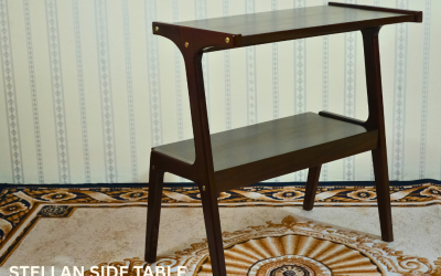 Stellan Side Table Kayu Solid Brown