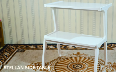 Stellan Side Table Elegant White