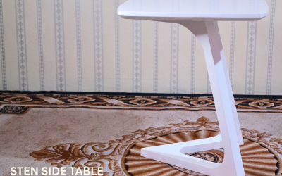 Sten Side Table Kayu Mahoni