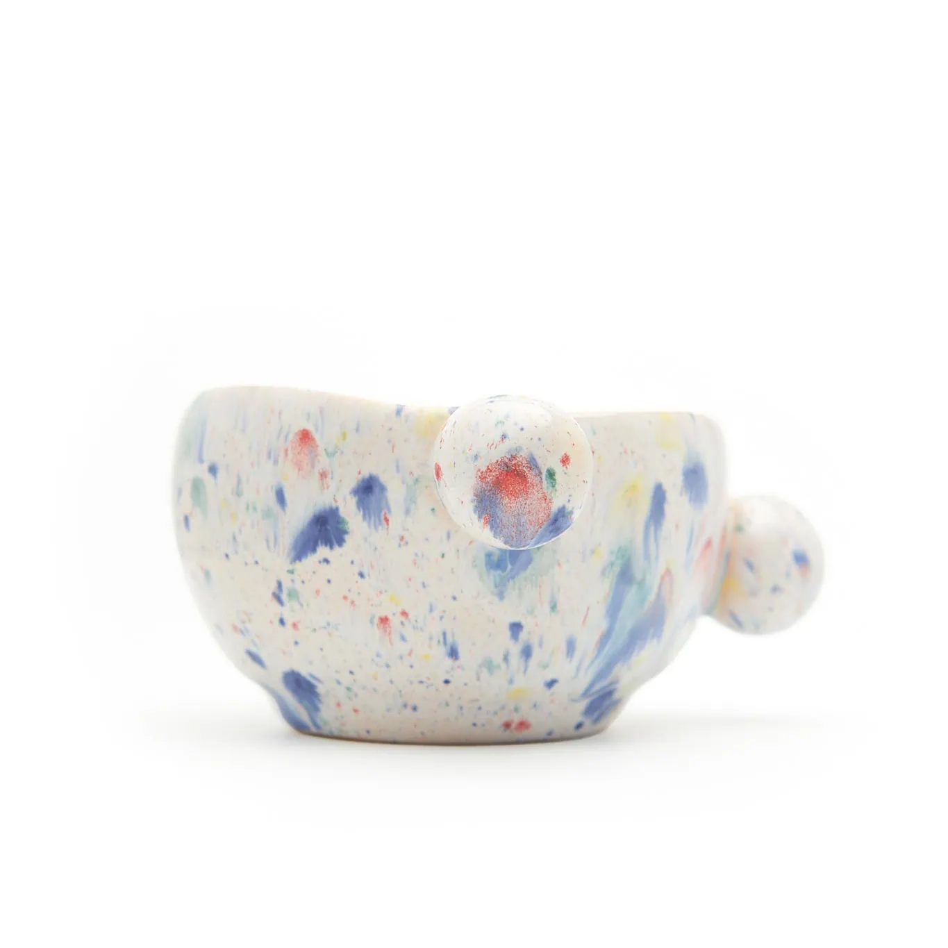 fancy chawan for matcha tea with handle