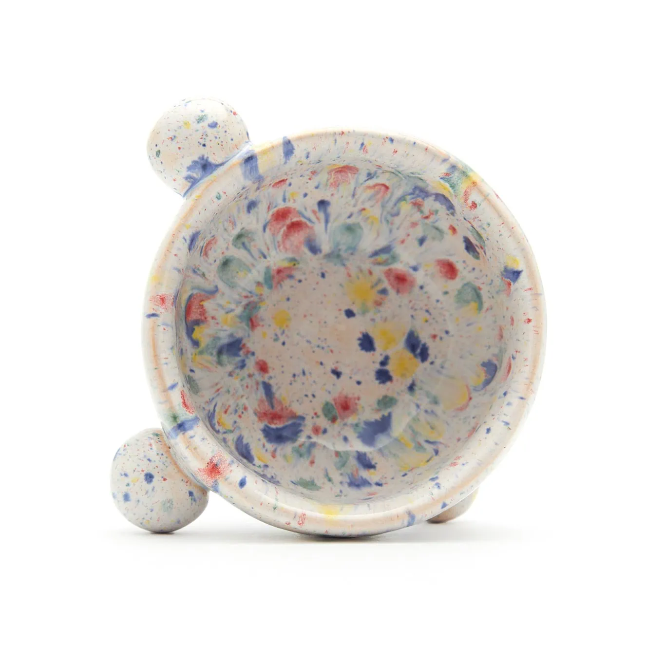 fancy chawan for matcha tea with handle