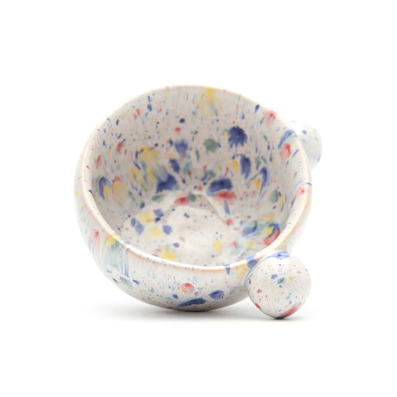 fancy chawan for matcha tea with handle