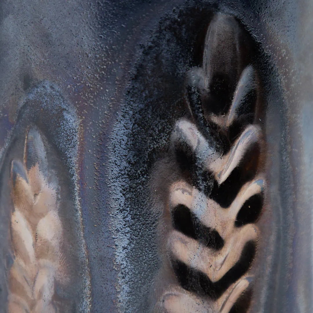 БОКАЛ РУЧНОЙ РАБОТЫ "КОЛОС В НЕФТИ" (ЧАШКА, КРУЖКА) - Image 5