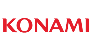 KONAMI logo, a trusted partner of Keymailer for promoting iconic games through influencer marketing and global outreach.