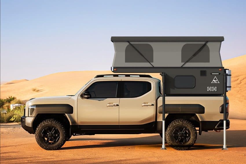 Wildway announces slide-on camper for the Kia Tasman