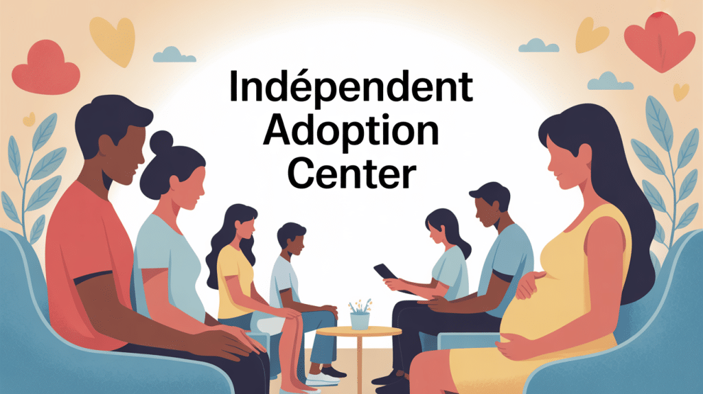 illustration independent adoption center famille et professionnels