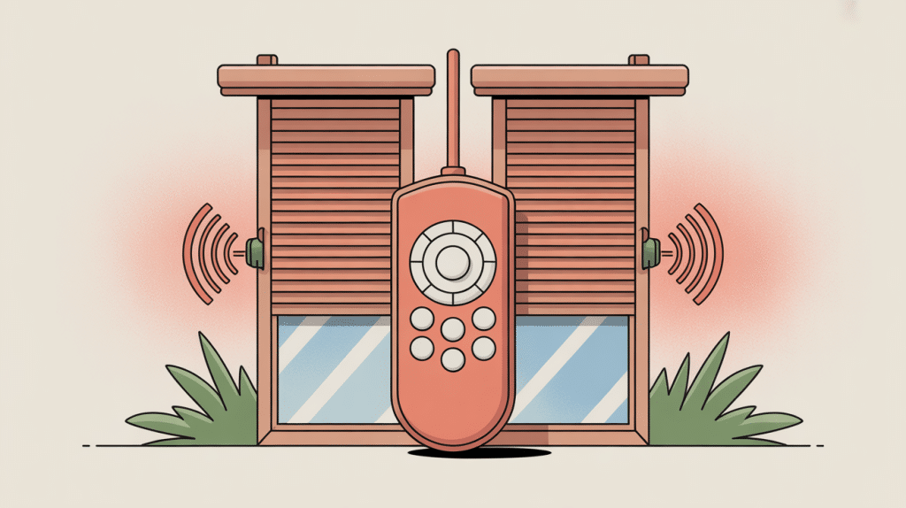 notice télécommande Bubendorff v2 illustration radio volets