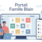 Portail Famille Blain illustration gestion famille