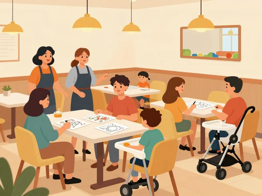 restaurant kids friendly lyon intérieur parents enfants jeux