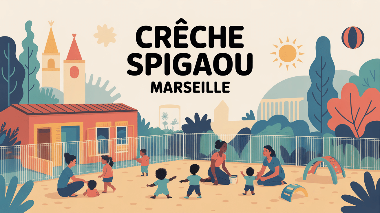 illustration accueil crèche spigaou marseille