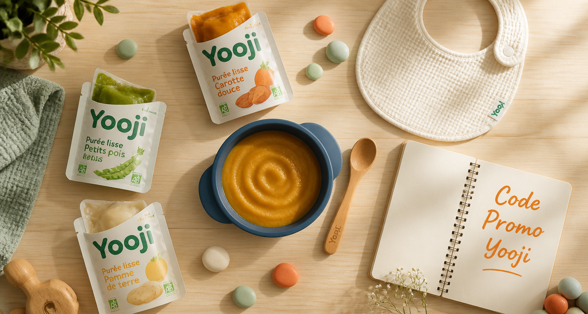 code promo yooji purées bio galets assiette bébé