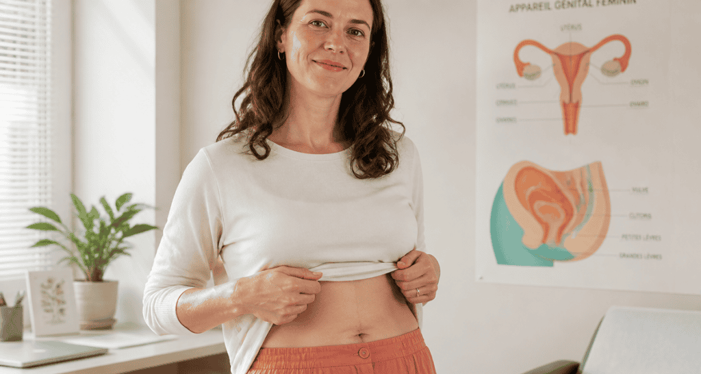 diastasis avant apres ventre femme cicatrice