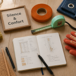 isoler phoniquement une pièce avec matériaux et outils