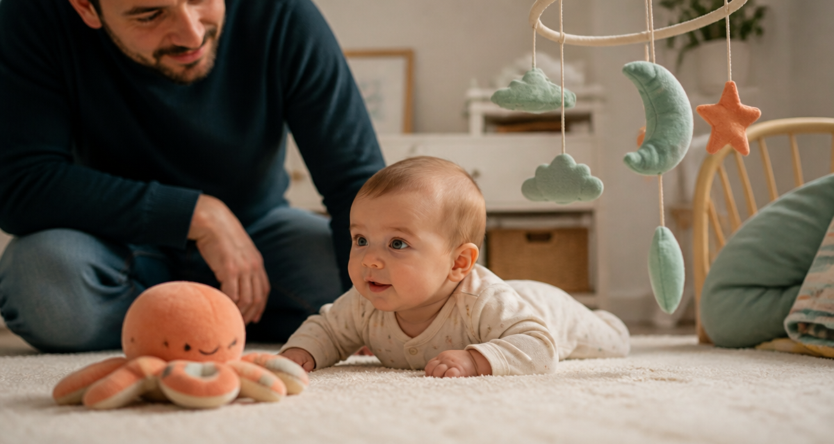 tete plate 3 mois trop tard bébé sur le ventre