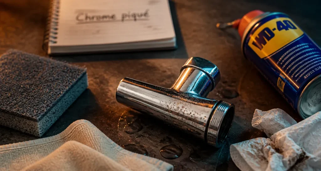 Comment nettoyer du chrome piqué : 4 méthodes sans rayer