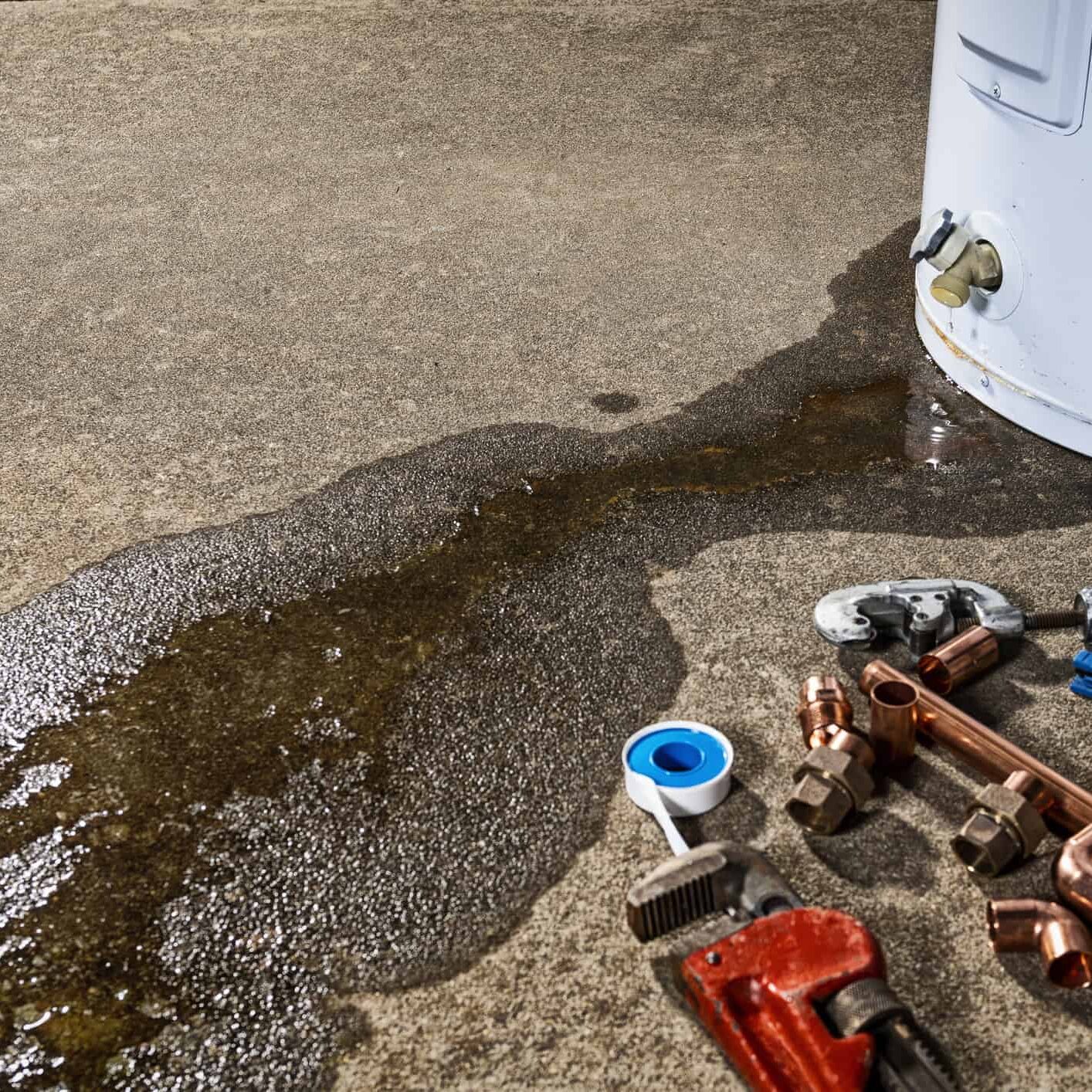 water heater leak repair