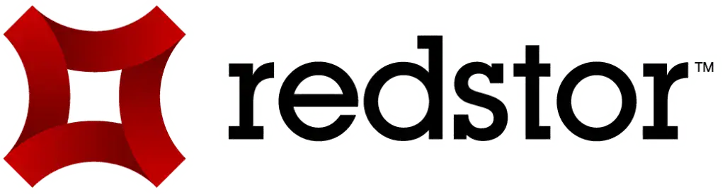 Redstor logo on a white background, representing data management and cloud backup services.