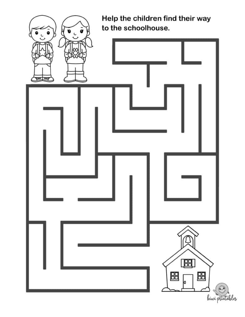 09-Maze-worksheet