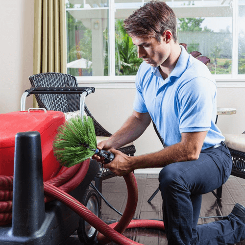 Machine for air duct cleaning