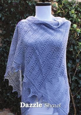Free knitting pattern “Dazzle Shawl”