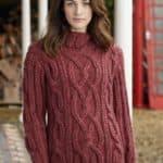 Woman knitted jumper - free knitting pattern woman knitted jumper