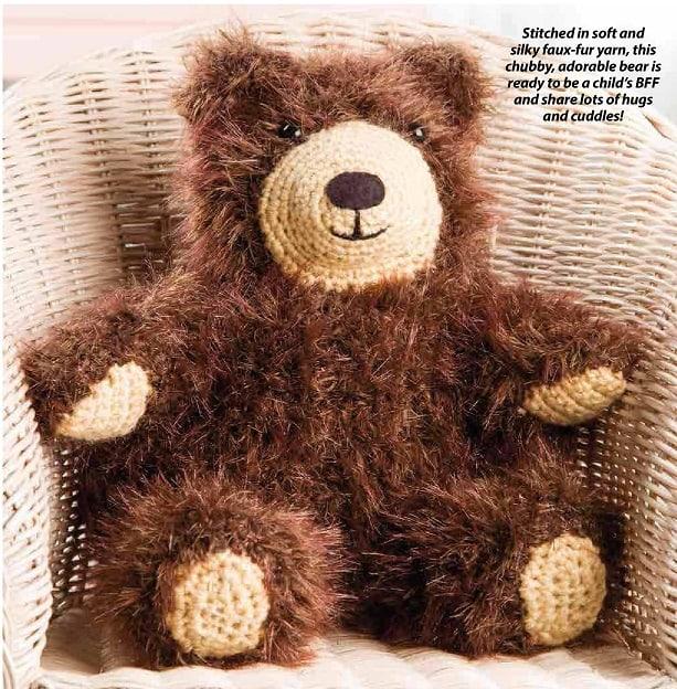 Knitted bear-free knitting pattern