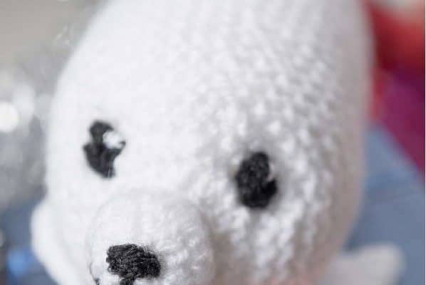 Christmas knitted toys