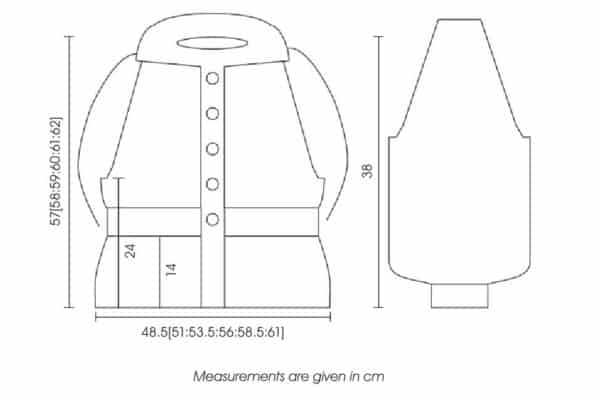 Blouson jacket-free knitting pattern