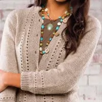 Weekender cardigan-free knitting pattern