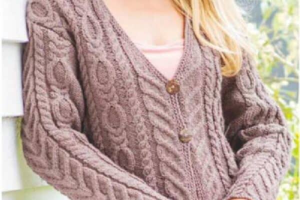 Flared Jacket-free knirring pattern