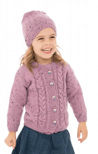 Knitted Jacket and Hat for girl