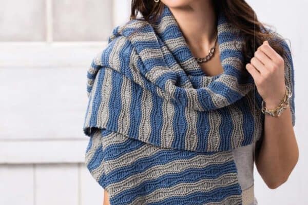 Shawl wrap-knitting pattern