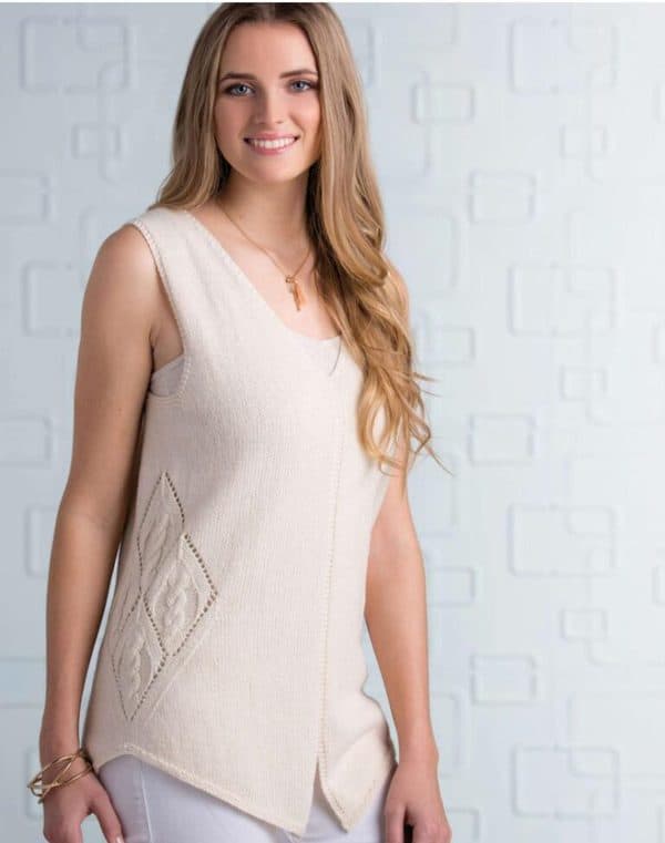 Summer tank-knitting pattern