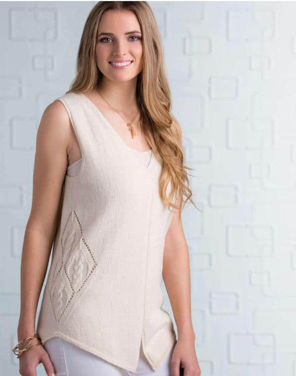 Summer tank-knitting pattern